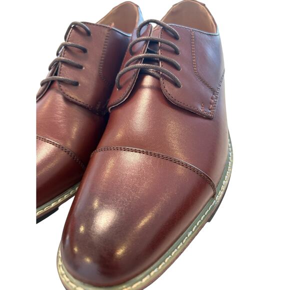 Bruno Marc Men's Leather Cap Toe Oxford Business Formal Dress Shoes SZ 12 - Picture 5 of 6